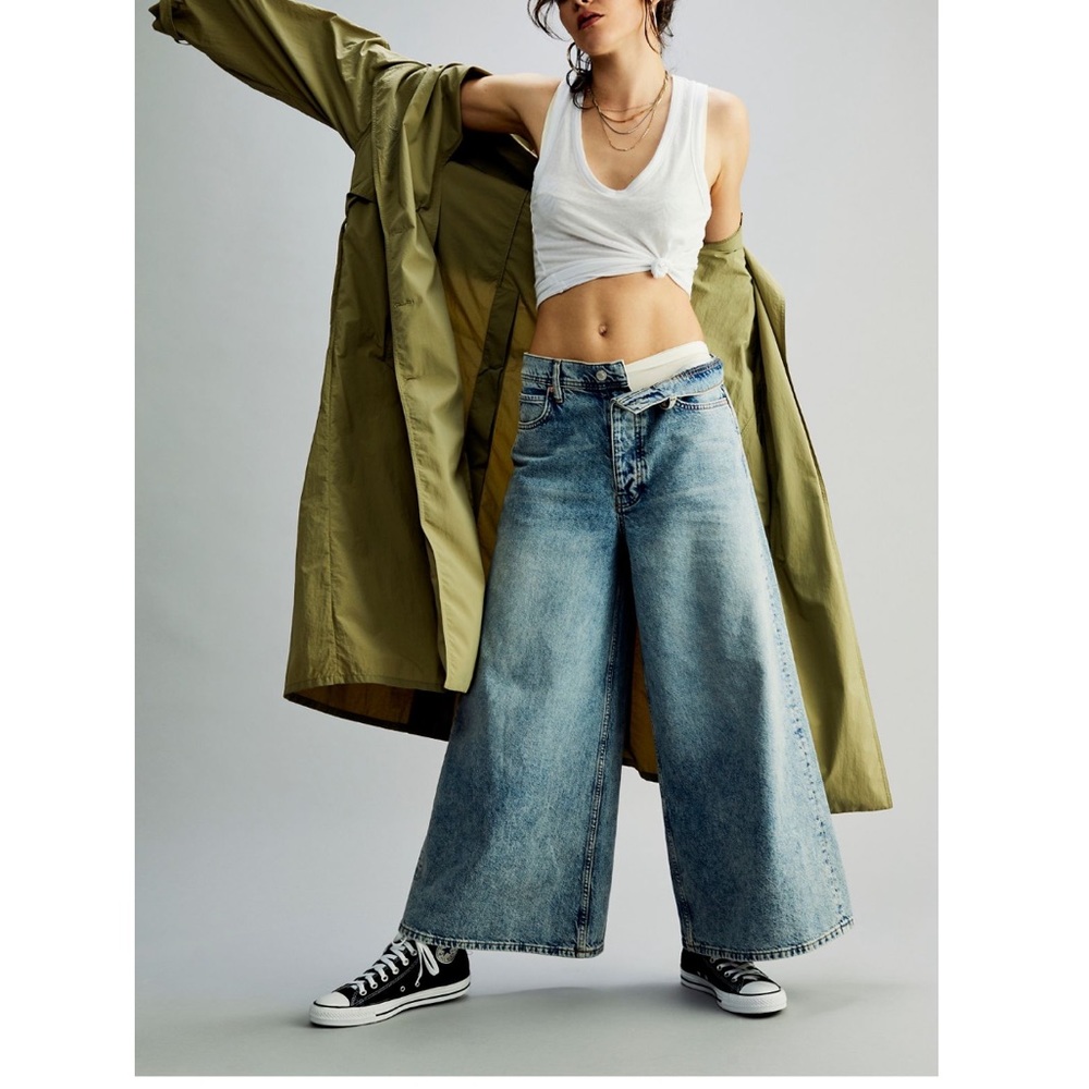 Free People landry wide leg jeans